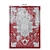 Elegant Art Deco Grey & Red Rug 3D model small image 1