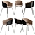 Minimalistic Steel Chair 3D model small image 1