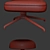 Luxury Minotti Jensen Armchair Set with Carpet 3D model small image 3