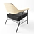 Sleek Finn Lounge Chair by Oliver Hrubiak 3D model small image 2