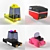 Title: Low-Poly Toy Transport Collection 3D model small image 3