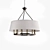 Elegant Cherish Chandelier - 6 Lights 3D model small image 1