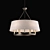 Elegant Cherish Chandelier - 6 Lights 3D model small image 2