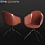 Elegant Swivel Chair: Adelaide 3D model small image 1