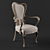 Title: Elegant CO145 Armchair for Luxurious Comfort 3D model small image 1