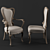 Title: Elegant CO145 Armchair for Luxurious Comfort 3D model small image 2