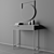 Savona Console Table | MannMade 3D model small image 3