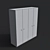 Sleek Modern MDF Wardrobe 3D model small image 2