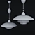 Vintage Titan Ceiling Light 3D model small image 2