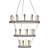 Geoffrey Three Tier Wood and Metal Chandelier 3D model small image 3