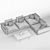  Flexform UV Unwrap 3-Seat Sofa 3D model small image 2