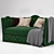 Luxury Knole Sofa: Elegant and Timeless 3D model small image 2