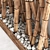 Bamboo Zen Decor with Pebbles 3D model small image 2