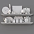 Versatile Kitchen Set: 3-Piece 3D model small image 3