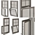 Triple Glazed High-Quality Sash Window 3D model small image 1