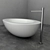 Elegant Ceramica Cielo Bath 3D model small image 2