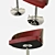 Modern Wooden Bar Stool for Elegant Spaces 3D model small image 2