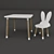 Kids Table and Chair 3D model small image 1