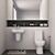 Elegant Bathroom Toilet Set 3D model small image 1