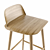 Muuto Nerd Bar Stool: Contemporary Comfort 3D model small image 5