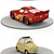 Title: Cars "Lightning McQueen, Guido, & Luigi" Figures 3D model small image 2