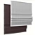 Elegant Roman Blind 58 3D model small image 1