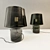 Muuto Cozy Grey Table Lamp 3D model small image 1