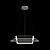 Modern Design Square Pendant: Luchera v1 3D model small image 2