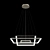 Modern Square-Inspired Pendant Light 3D model small image 2