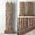 Elegant Bamboo Decor with Stones 3D model small image 1