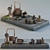 Traditional Tea Ceremony Set 3D model small image 1