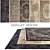 DOVLET HOUSE Carpets - Set of 5 (Part 282) 3D model small image 1