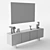 Modern Design Henge Sideboard 3D model small image 3