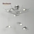 Divinare Ragno Chandelier - 8-Light Chrome Pendant 3D model small image 1