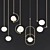 Modern Pendant Light Set_21 Stylish Spheres 3D model small image 1