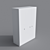 Modern 3-Door MDF Wardrobe 3D model small image 1