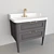 Dual Drawer Washbasin 3D model small image 1