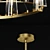 Elegant Pauillac Round Chandelier 3D model small image 2