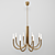 Rousseau Medium Chandelier: Elegant Illumination by Kelly Wearstler 3D model small image 1
