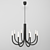 Rousseau Medium Chandelier: Elegant Illumination by Kelly Wearstler 3D model small image 2