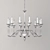 Divinare Atlanta Chandelier: 1021Q02 LM-12 3D model small image 3