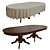 Modern Dining Table: Sleek Design, UVW Texture 3D model small image 1