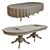 Modern Dining Table: Sleek Design, UVW Texture 3D model small image 2