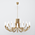 Kelly Wearstler's Rousseau Large Oval Chandelier 3D model small image 1