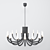 Kelly Wearstler's Rousseau Large Oval Chandelier 3D model small image 2