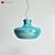 ALADINO SP1 Pendant Lamp: Ideal Lux D45 Azzurro 3D model small image 1