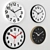 Timeless Elegance Wall Clock 3D model small image 2