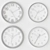 Timeless Elegance Wall Clock 3D model small image 3