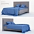 Elegant Galaxy Bed 3D model small image 1