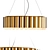 Radiant Gold Chandelier 3D model small image 2